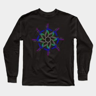 MANDALA WHALES Long Sleeve T-Shirt